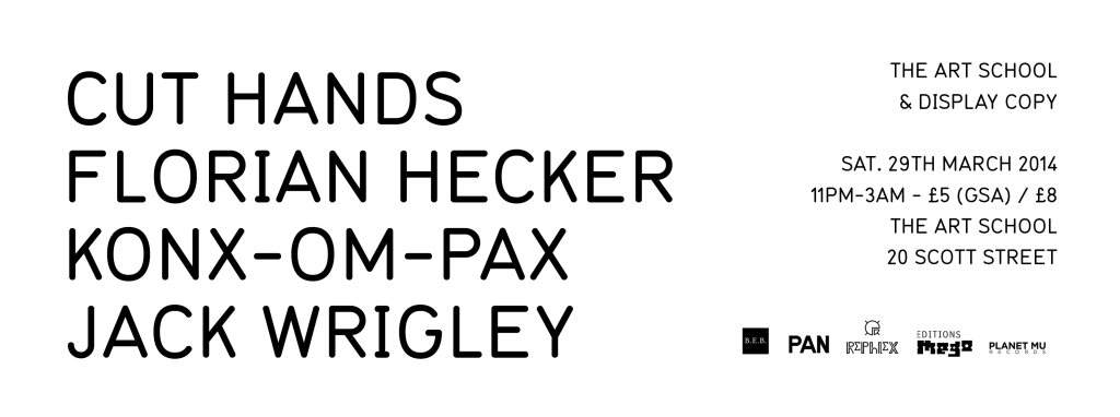 Cut Hands Florian Hecker Konx-om-Pax Jack Wrigley - Página frontal