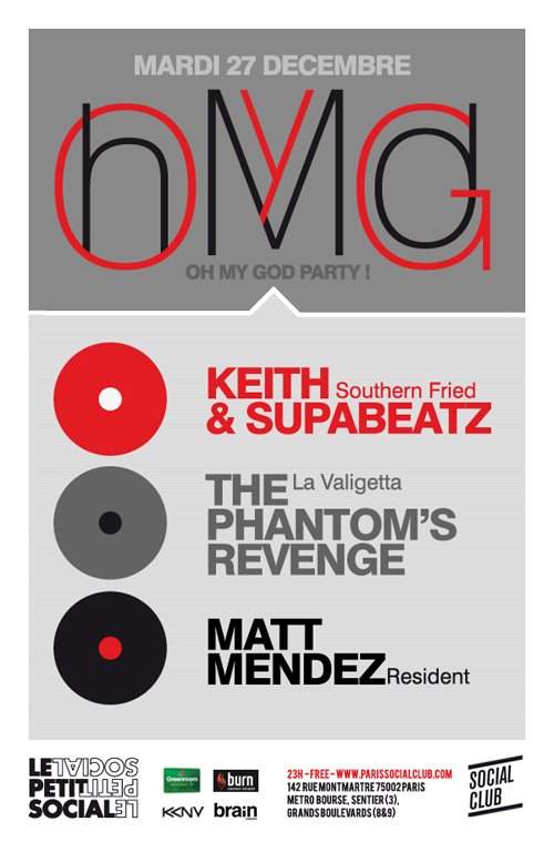 Oh My God with Keith & Supabeatz, The Phantom's Revenge, Matt Mendez .. - Página frontal