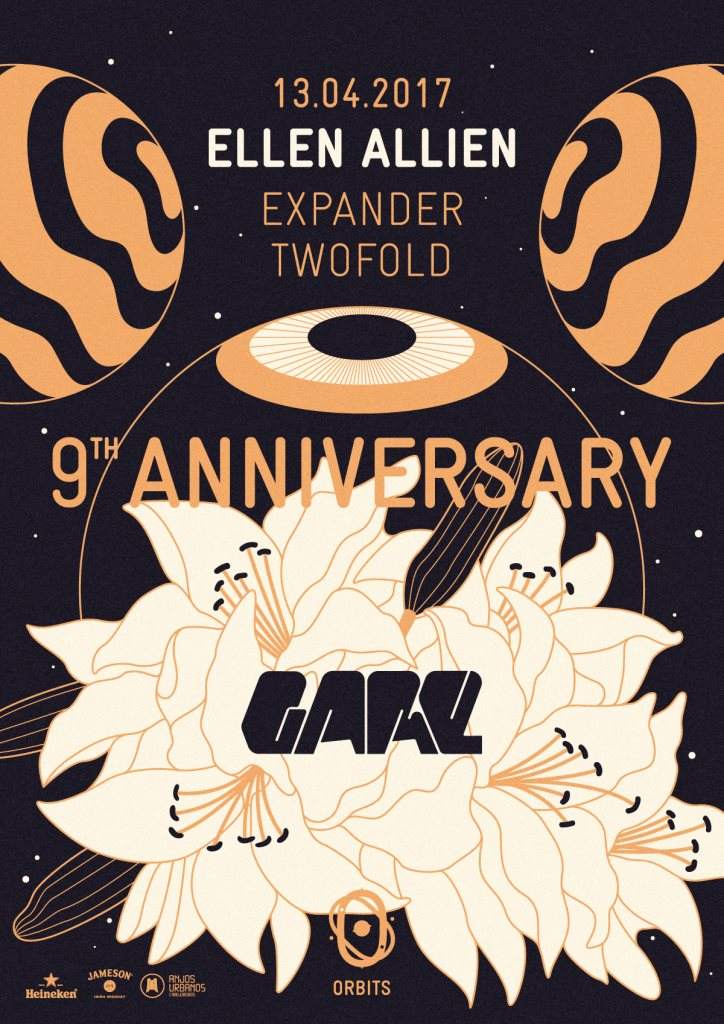 9 Years of Gare Porto & Orbits with Ellen Allien _expander_twofold - フライヤー表