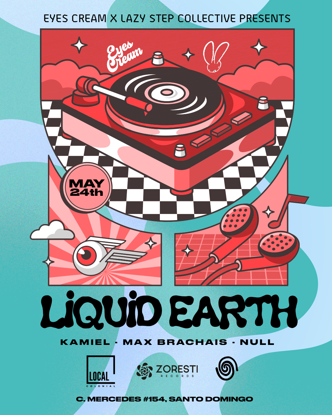 Eyes Cream Events x Lazystep Collective presents: Liquid Earth - Página frontal