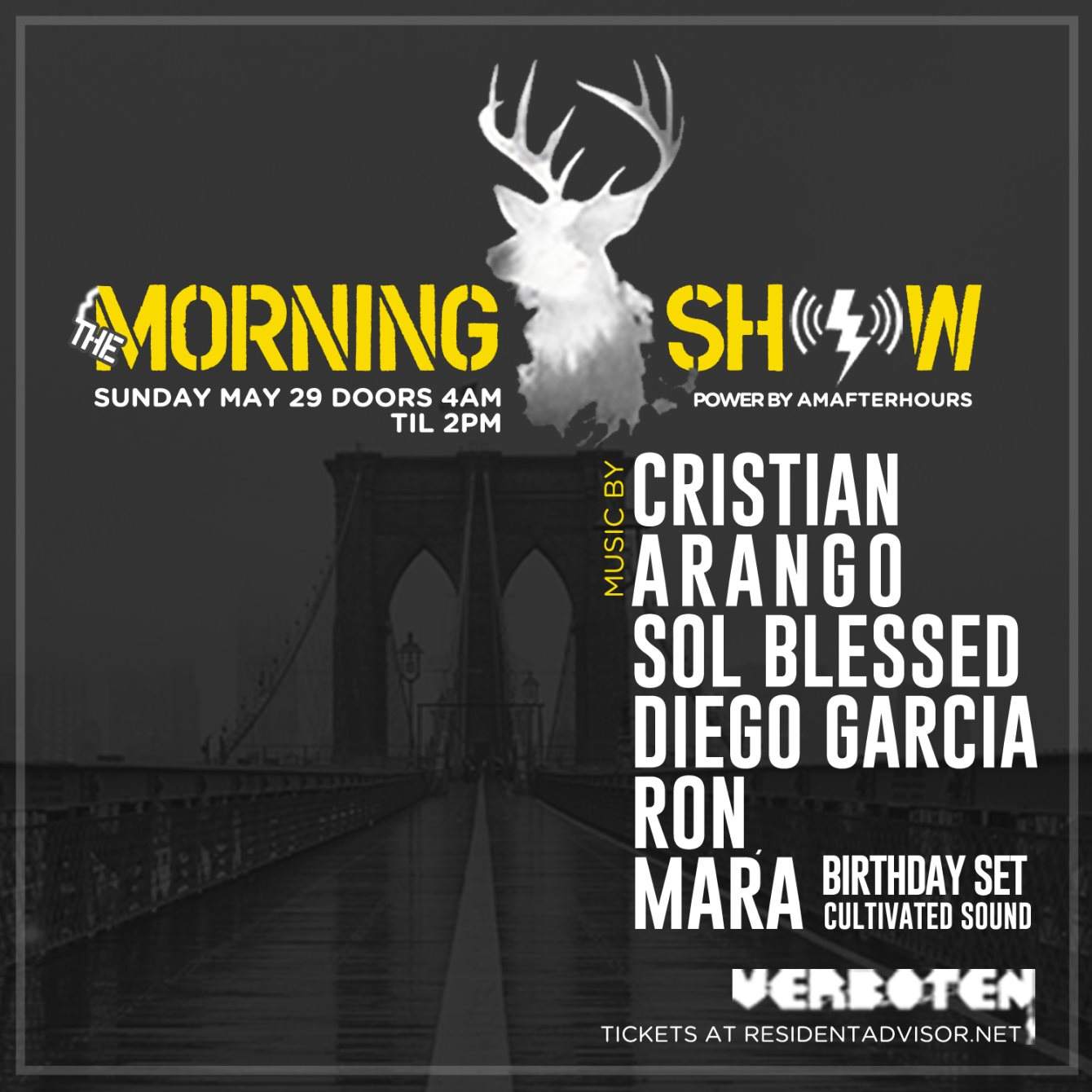 The Morning Show with Cristian Arango - Página frontal