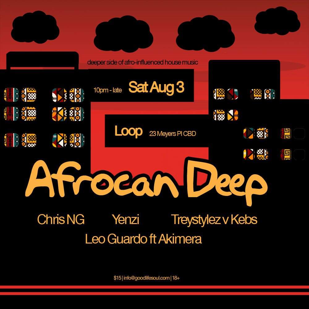 Afrocan Deep - フライヤー表