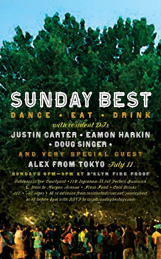 Sunday Best - Alex From Tokyo, Justin Carter, Eamon Harkin & Doug Singer - Página frontal