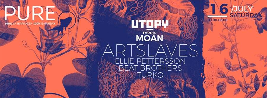 Pure presents Utopy with Artslaves & Ellie Pettersson - フライヤー表
