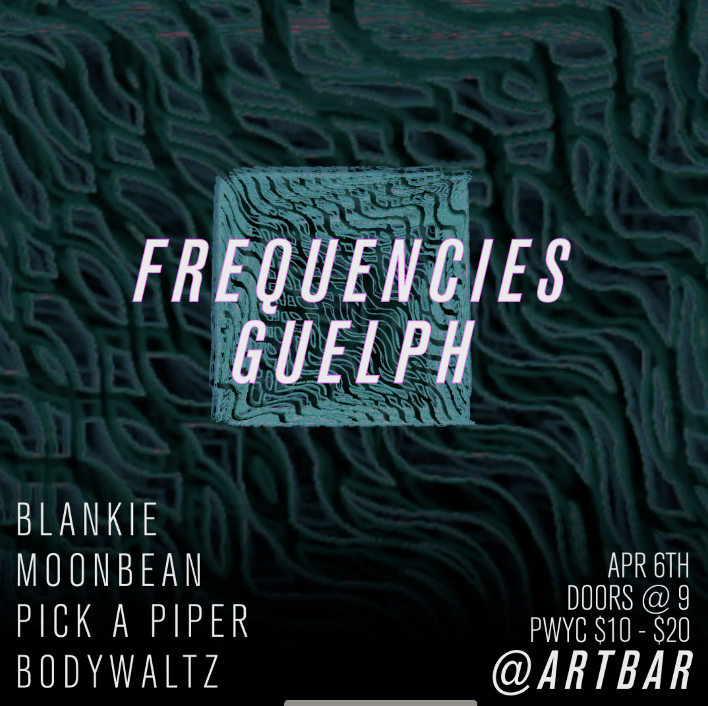 Frequencies Guelph - フライヤー表