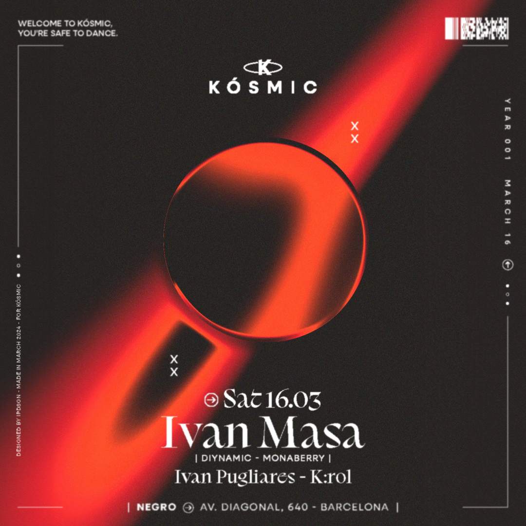 K ó s m i c Showcase W/ Ivan Masa, Ivan Pugliares, K:ROL - Página trasera