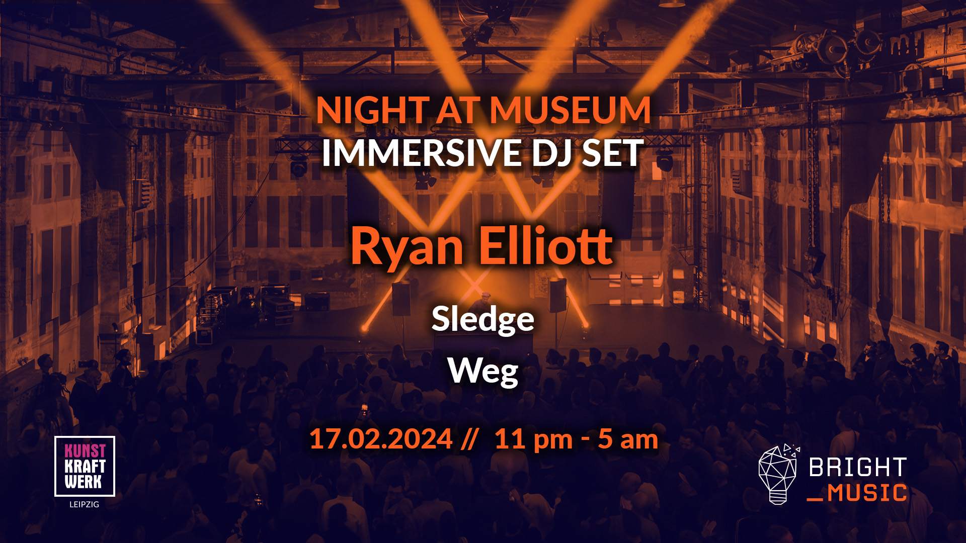 Night at the Museum with Ryan Elliot - フライヤー表