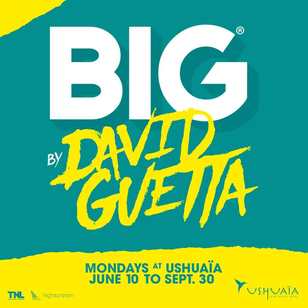 BIG by David Guetta - フライヤー表