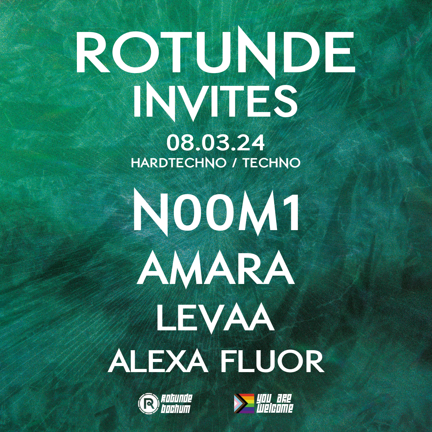 Rotunde invites with N00M1, AMARA - フライヤー表