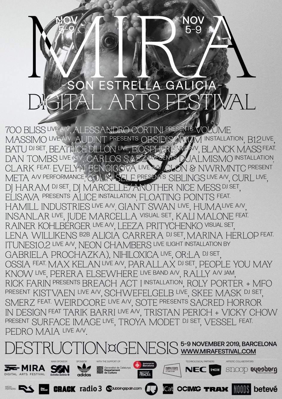 Mira Festival 2019 - フライヤー表