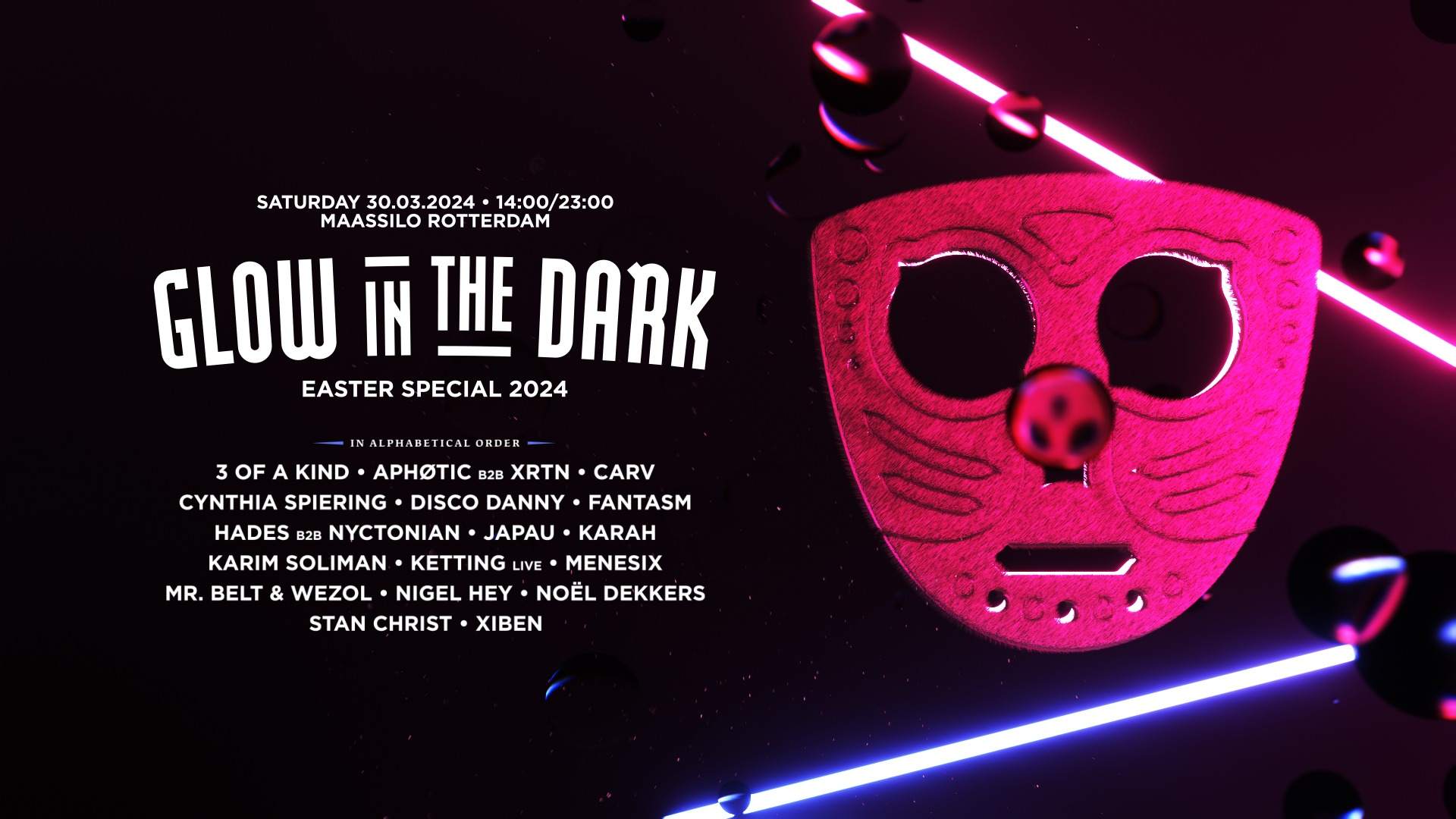 Glow in the Dark 'Easter Special' 2024 - フライヤー表