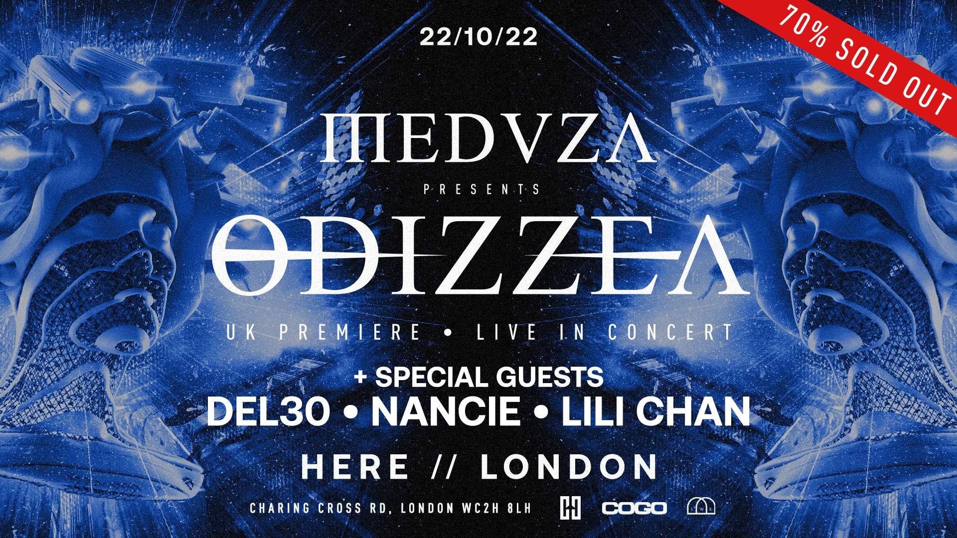 Meduza (Live): ODIZZEA - UK premiere - Página frontal