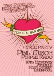The Peoples Balearic Disco presents Phil Mison - Flyer front