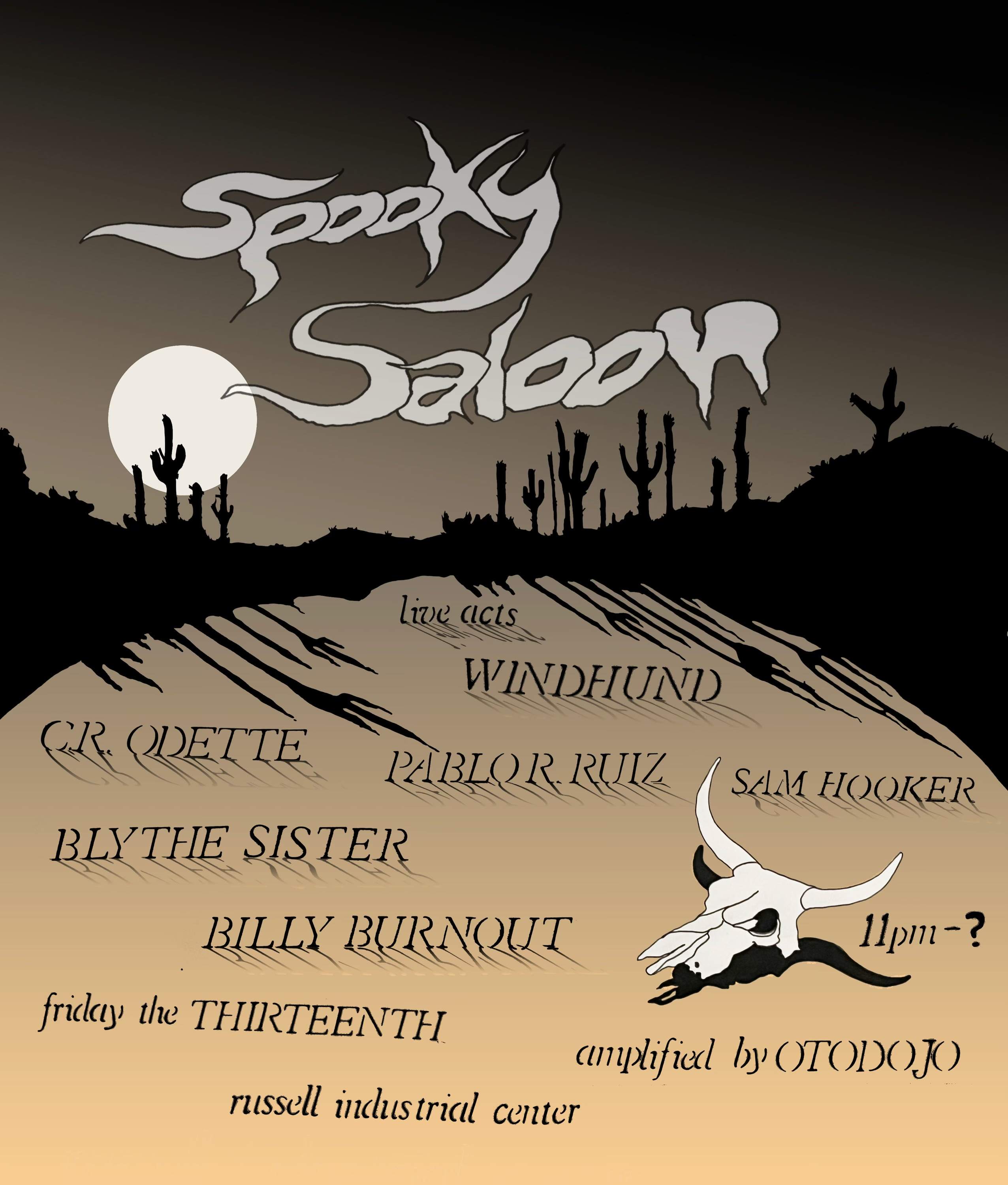 Spooky Saloon - Página frontal