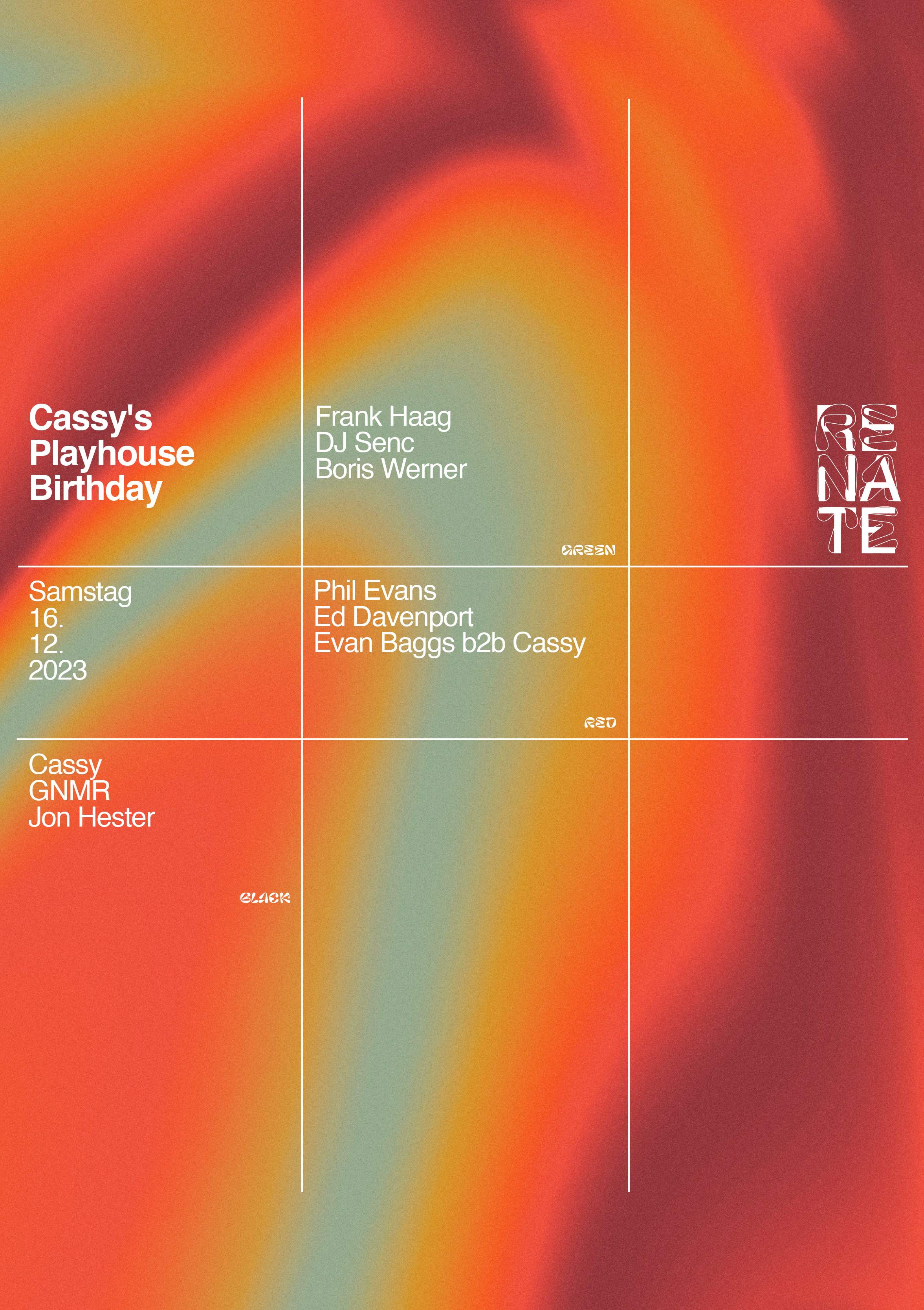 Cassy's Playhouse Birthday - Página frontal