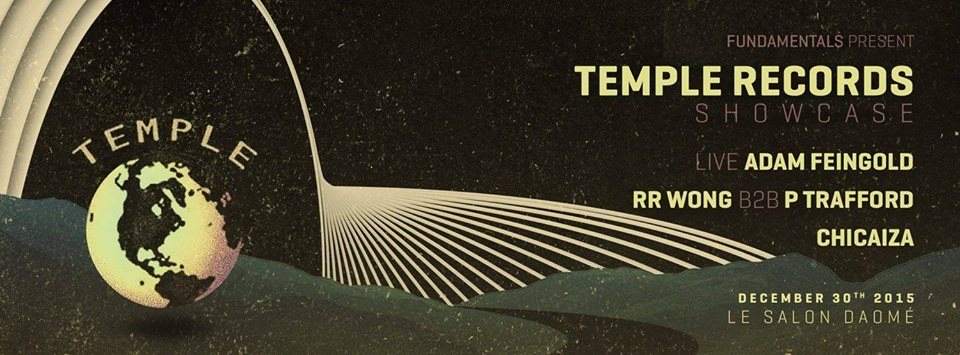 Fundamentals Temple Records Showcase - フライヤー表