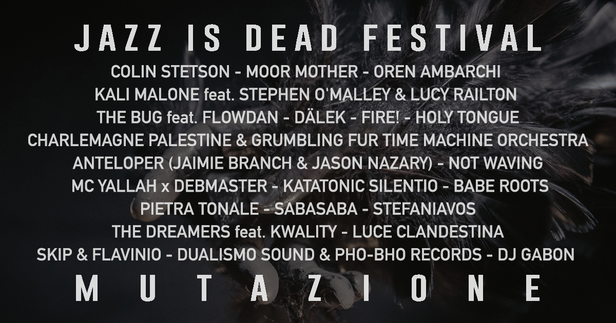 Jazz is Dead 2022 - Mutazione - Página frontal