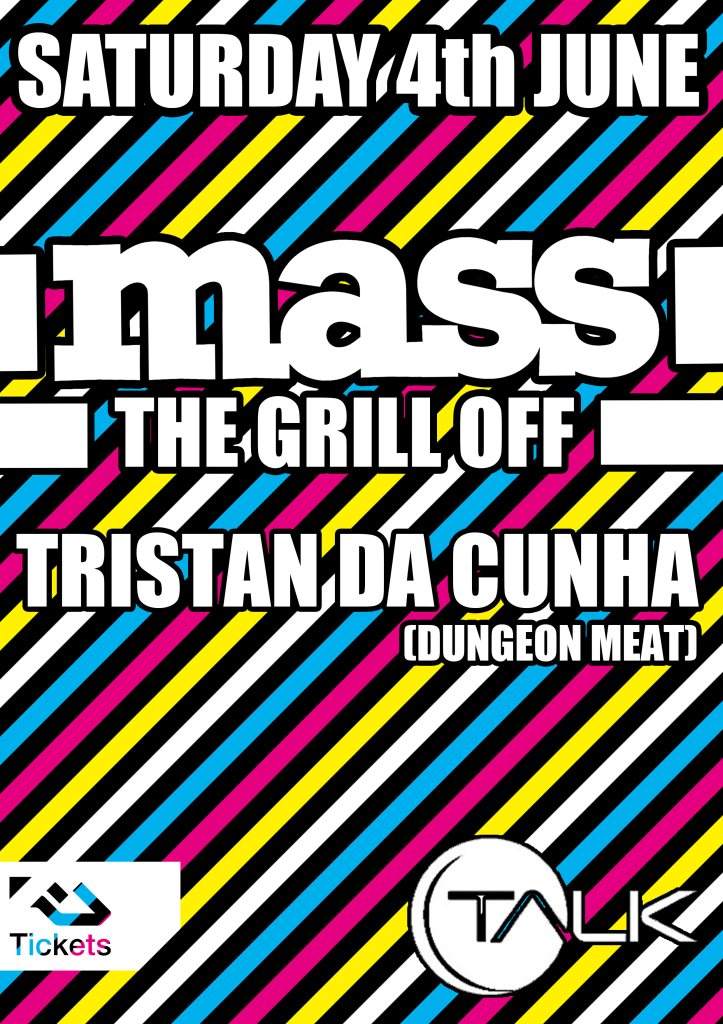 Mass 'The Grill off' Terrace Party with Tristan Da Cunha - Página frontal