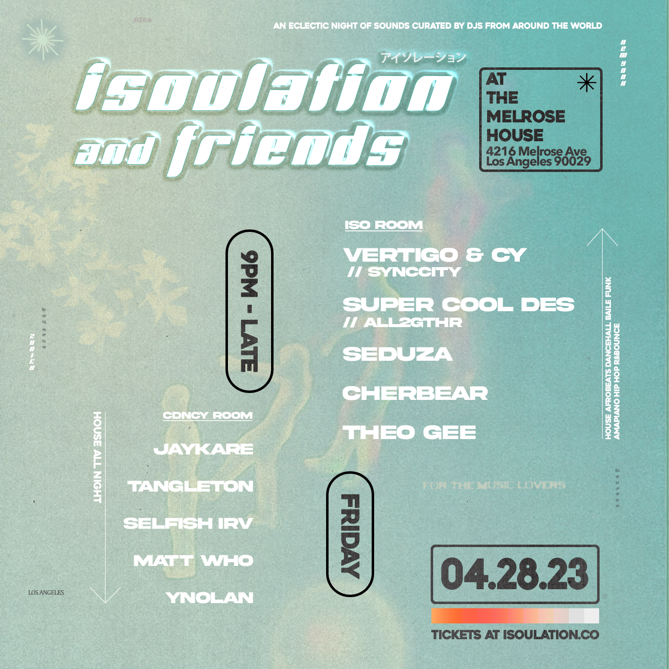 Isoulation & Friends with SYNCCITY, ALL2GTHR, SEDUZA & MORE - Página frontal