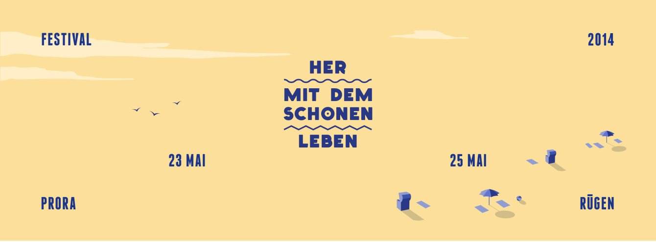 Her mit dem Schönen Leben' Festival - Hmdsl Festival - フライヤー裏