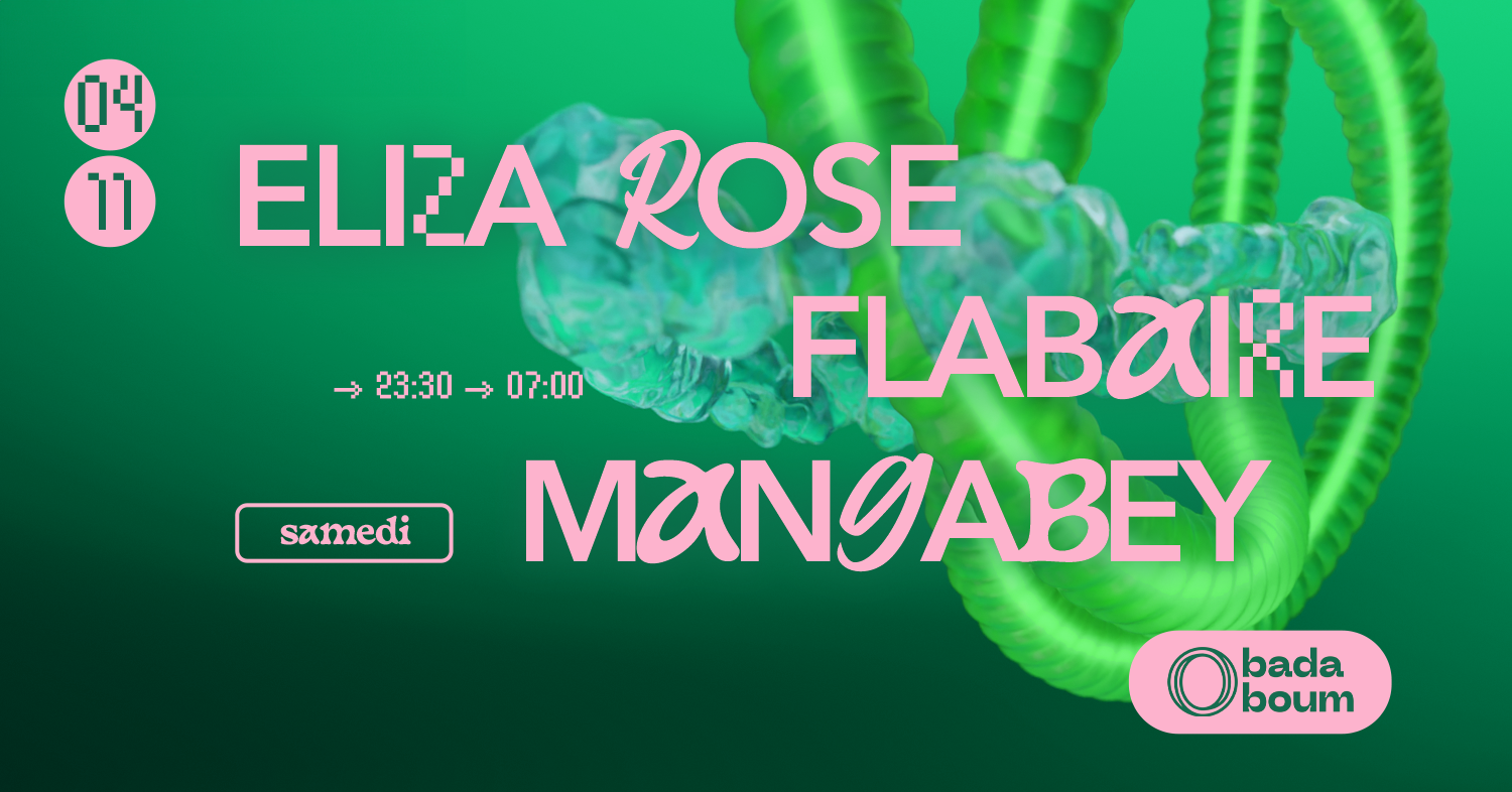 Club — Eliza Rose (+) Mangabey (+) Flabaire - Página frontal