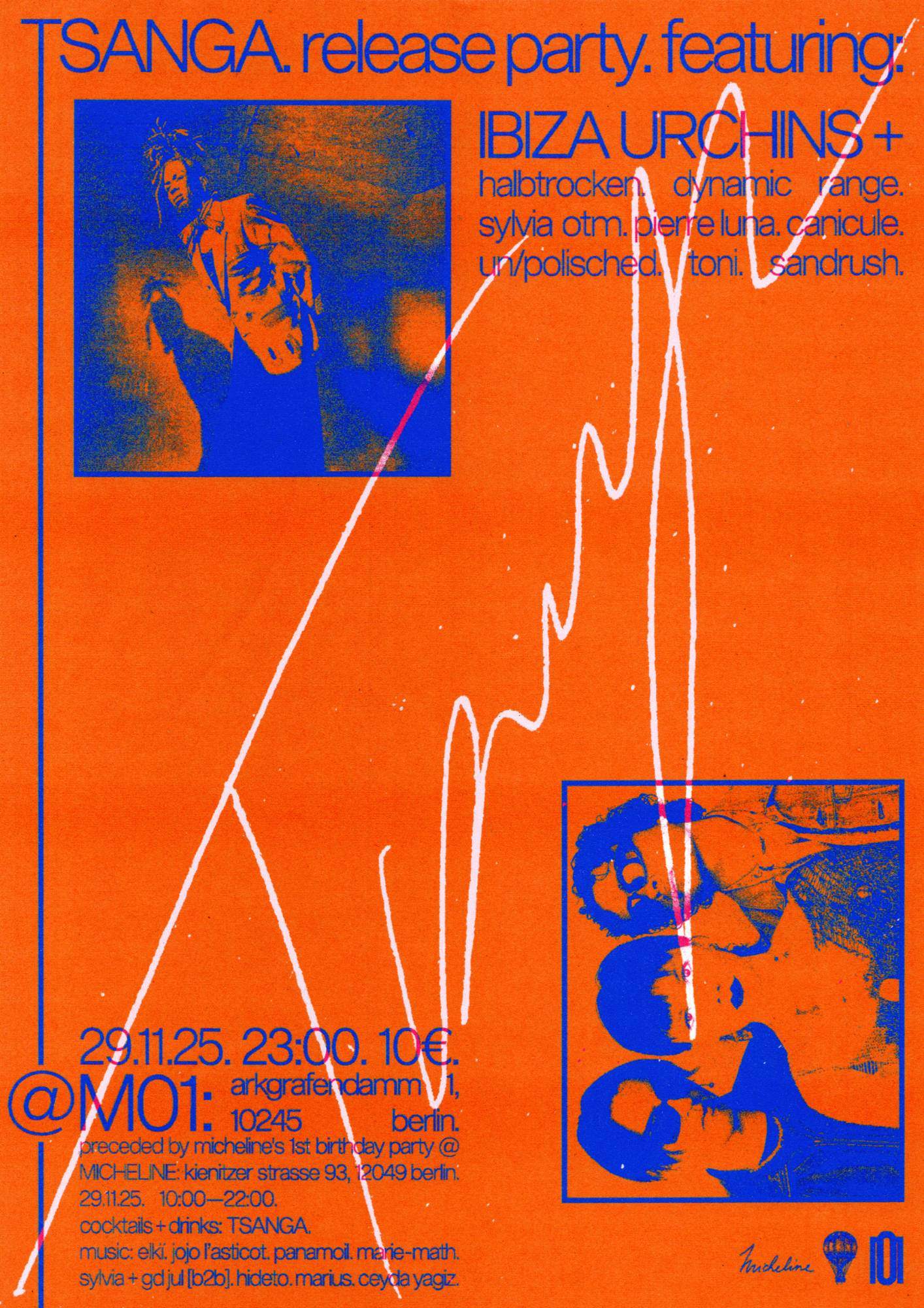 TSANGA release party at M01, Berlin