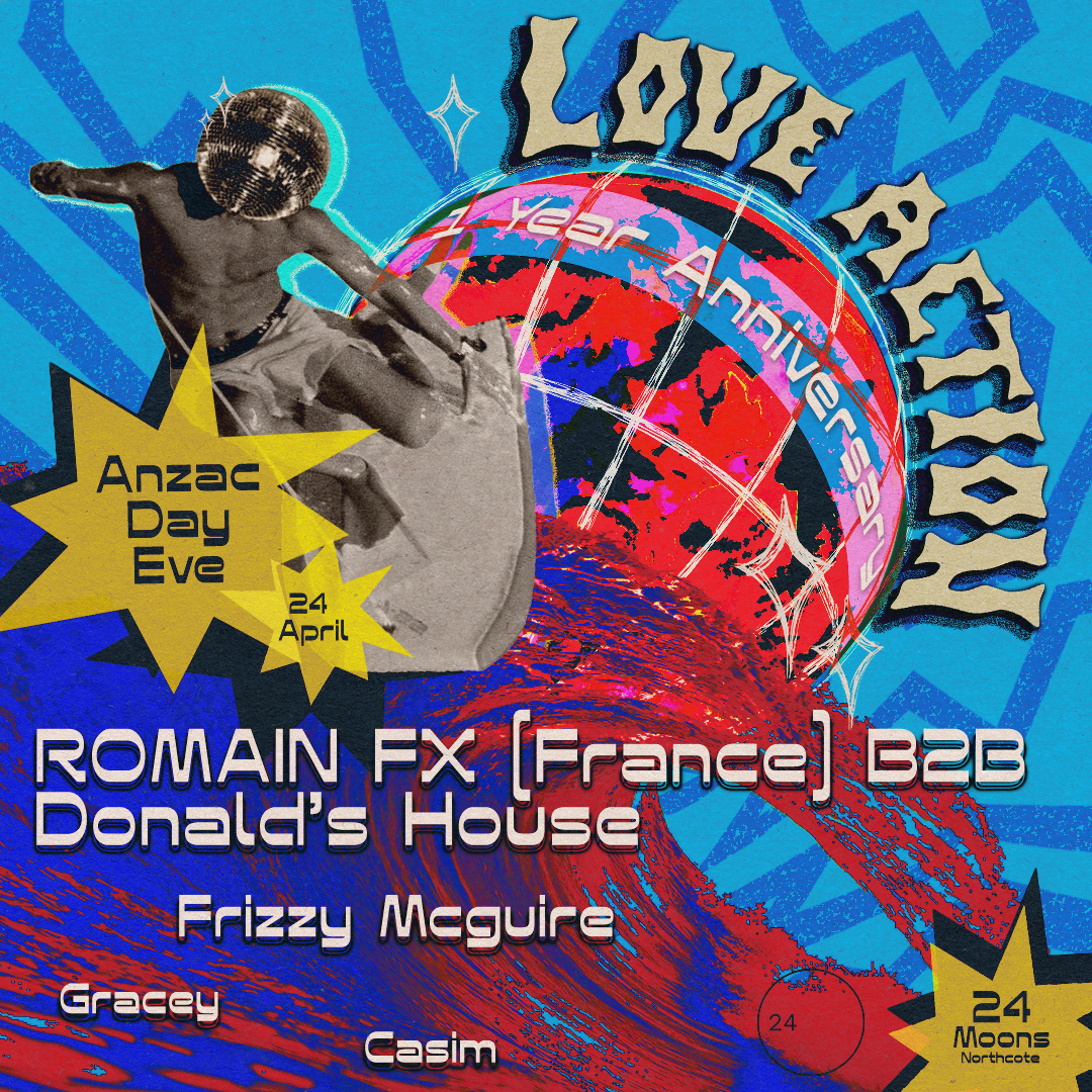 One Year of Love Action W/ Romain Fx - フライヤー表