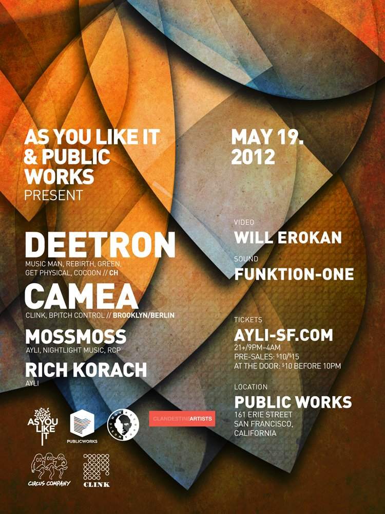 As You Like It & Public Works present Camea (Extended set) - フライヤー表