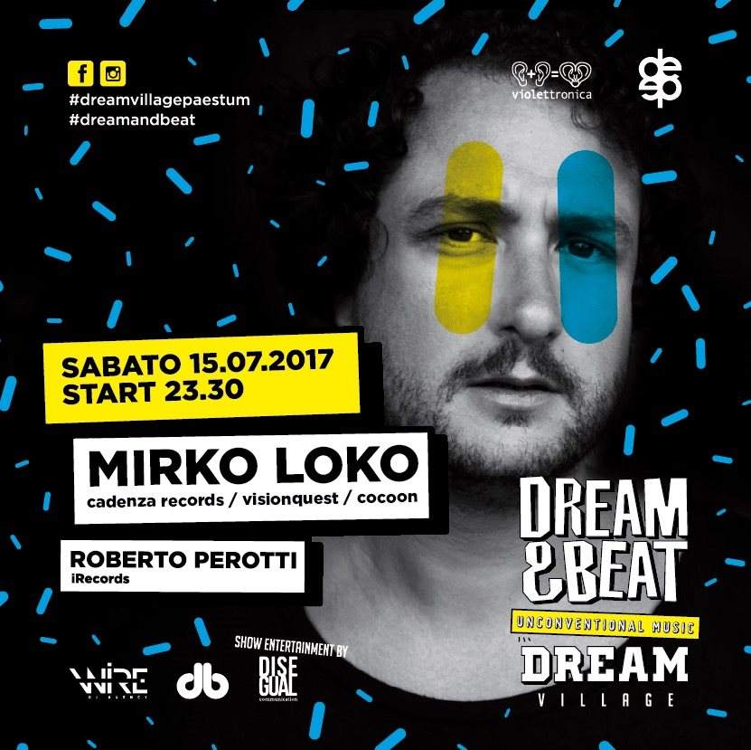Dream & Beat 'Unconventional Music' present Mirko Loko Cadenza / Visionquest / Cocoon - Página frontal