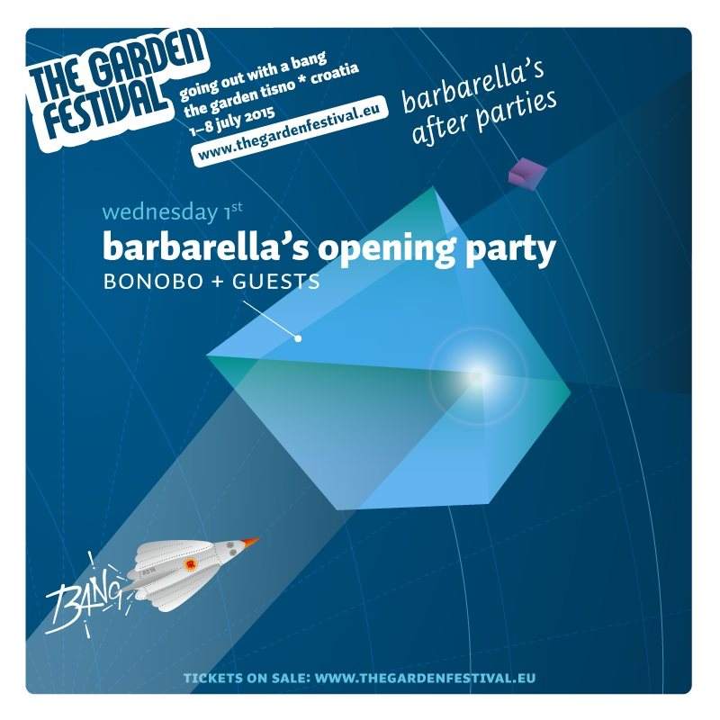 Barbarella's Opening Night - フライヤー表
