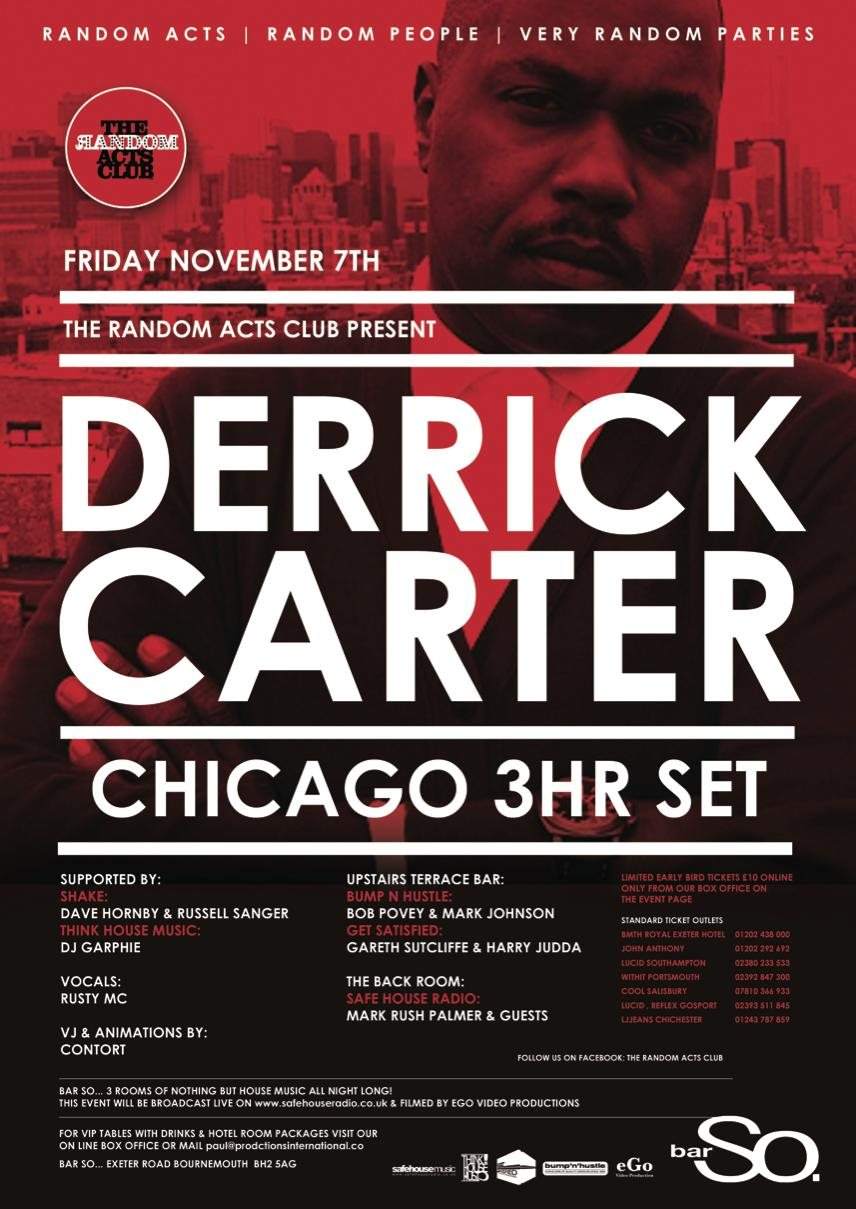 The Random Acts Club present Derrick Carter - Página frontal
