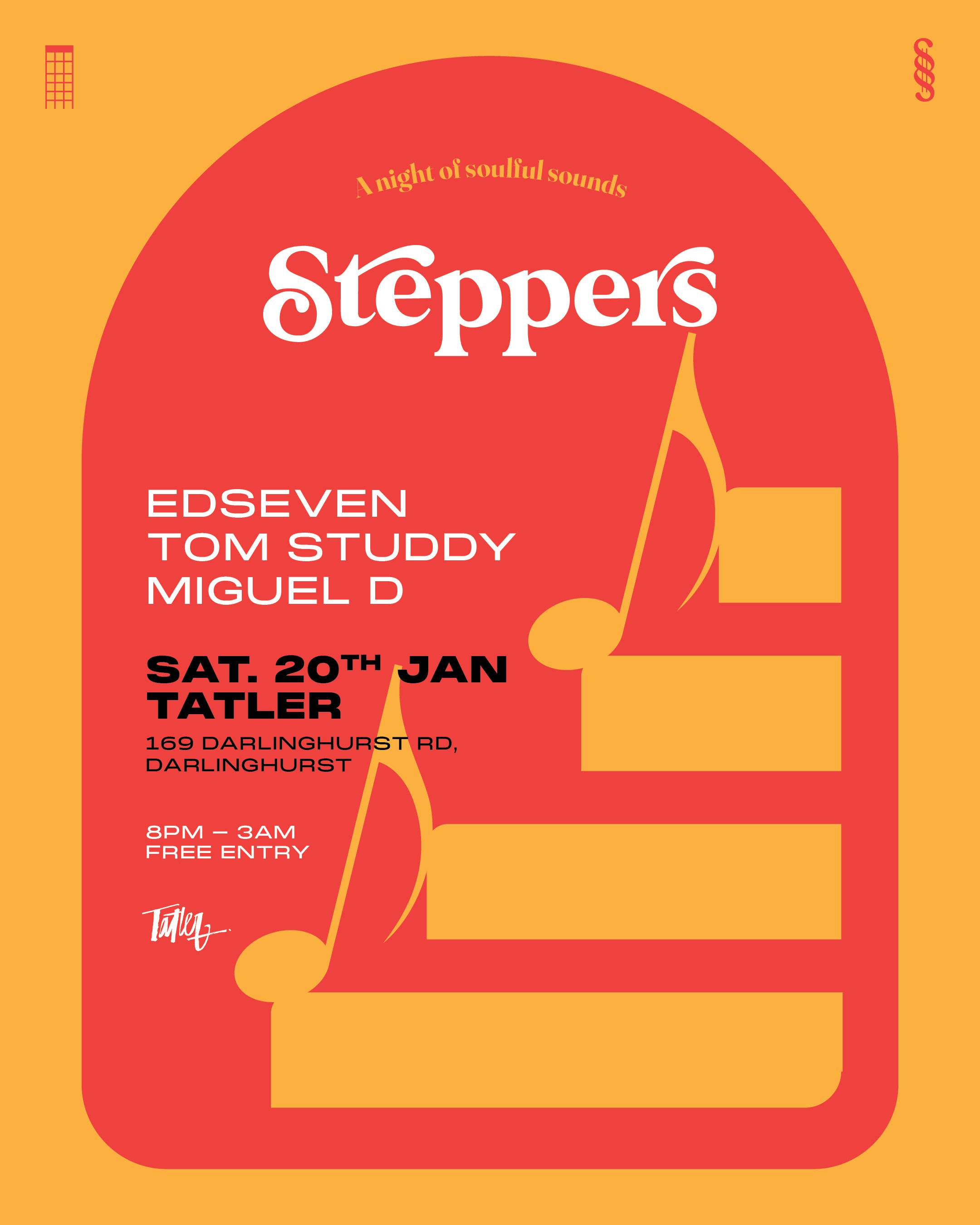 Steppers - January Edition - Página frontal