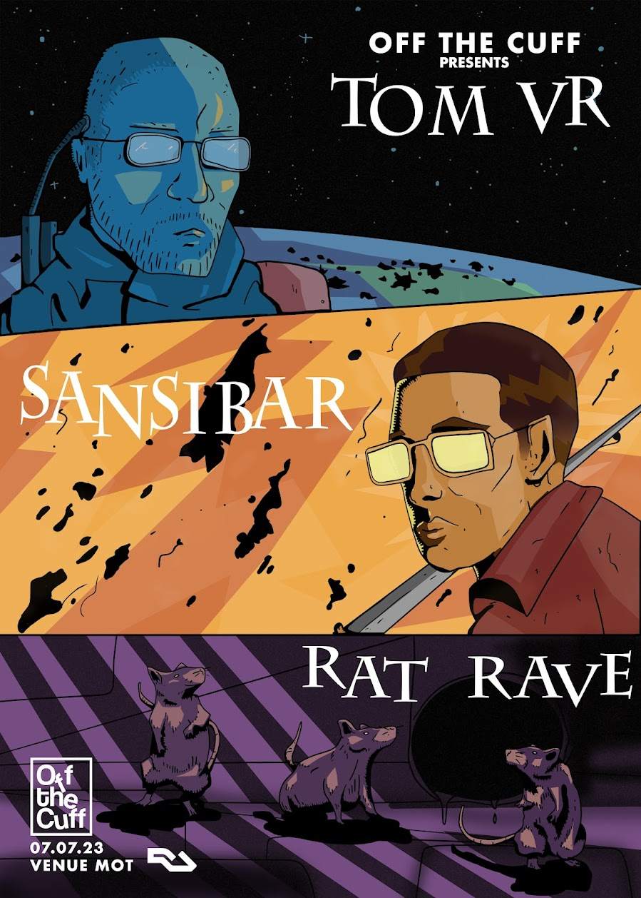 Off The Cuff #8: Sansibar, Tom VR, Rat Rave (DaiSu, Kitsta, Mystique) - Página frontal