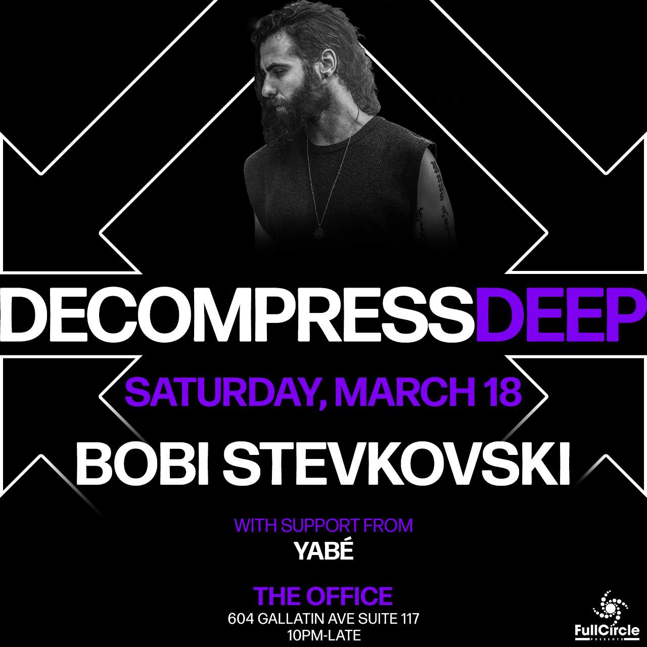 Decompress [Deep] feat. Bobi Stevkovski - フライヤー表