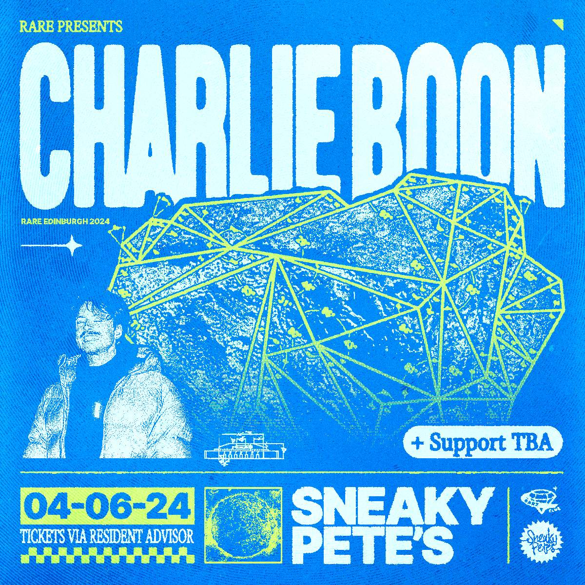 RARE Club // Charlie Boon - Página frontal