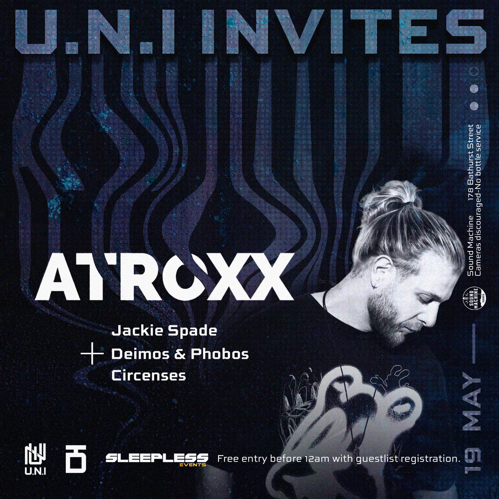 Atroxx - Flyer front