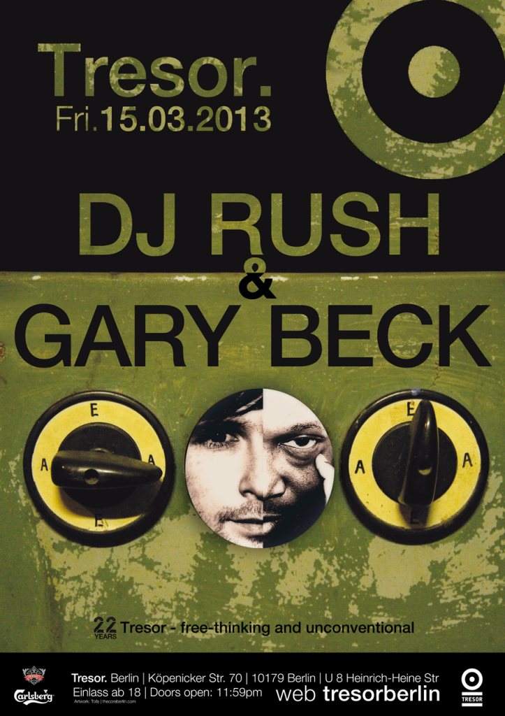 Tresor Pres. DJ Rush & Gary Beck - Página frontal
