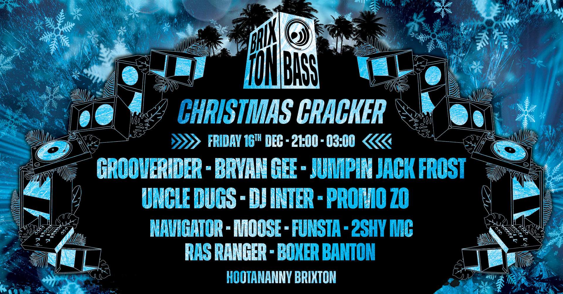Brixton Bass Christmas Cracker - Página frontal