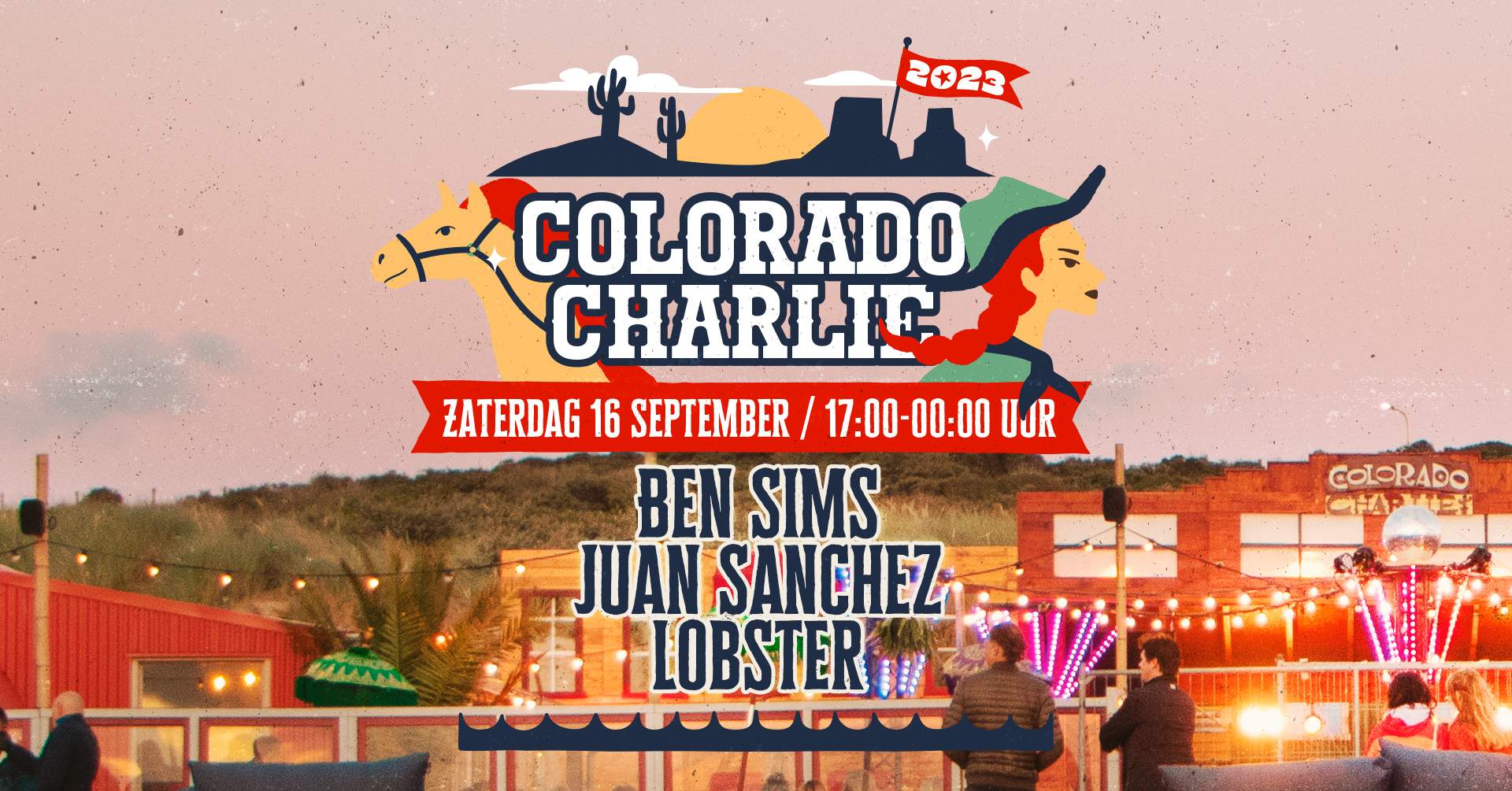 Colorado Charlie with Ben Sims, Juan Sanchez, Lobster - フライヤー表