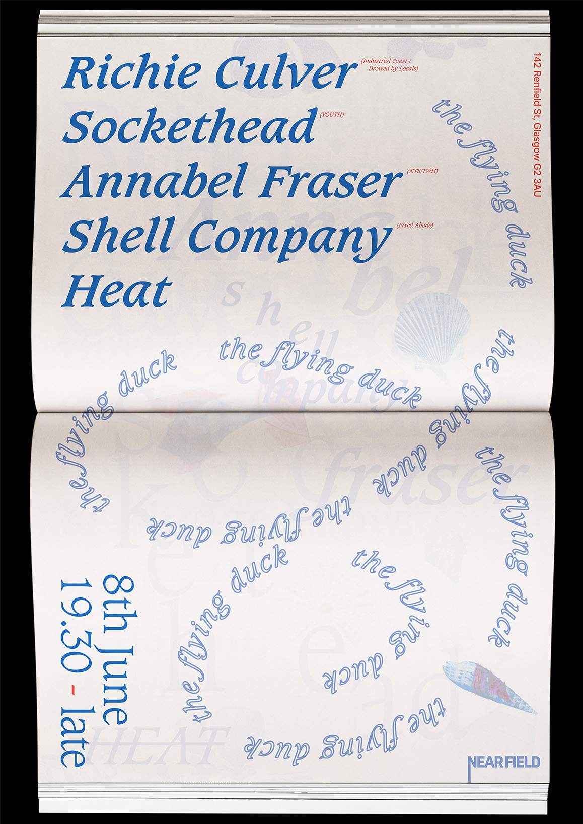 Near Field: Richie Culver / Sockethead / Annabel Fraser / Shell Company / Heat - Página frontal