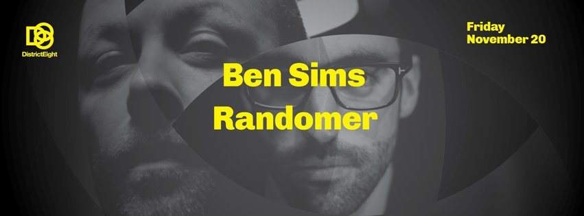 Ben Sims & Randomer - フライヤー表