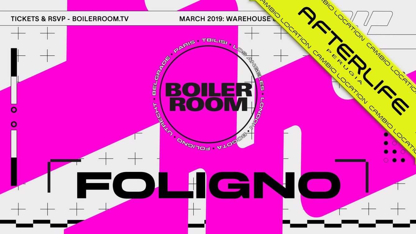 Boiler Room Foligno: Serendipity - フライヤー表