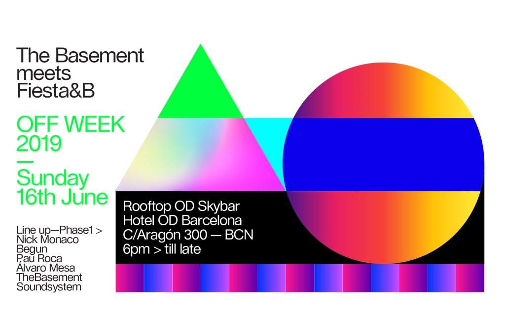 Rooftop Hotel OD Barcelona - Meets The Basement - フライヤー表