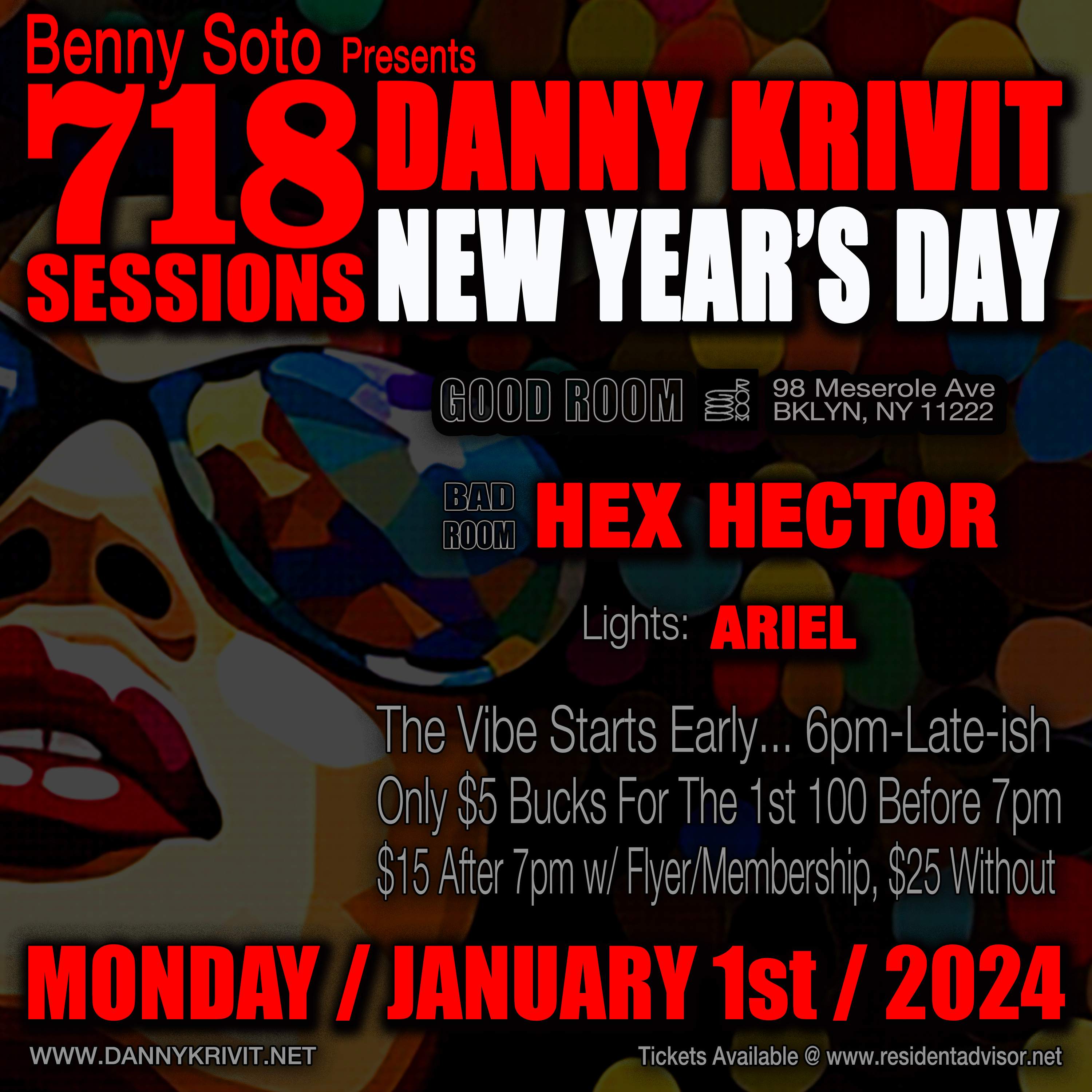 718 Sessions New Year's Day 2024 at Good Room, New York City