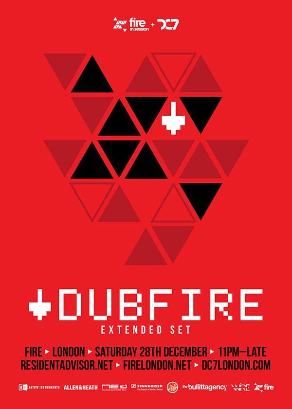 DC7 & Fire in Session presents Dubfire - フライヤー表