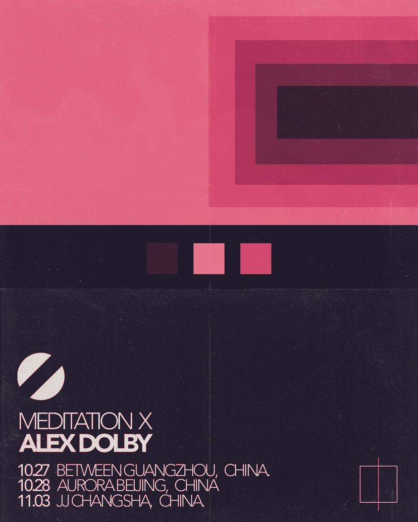 MEDITATION x Alex Dolby - フライヤー表