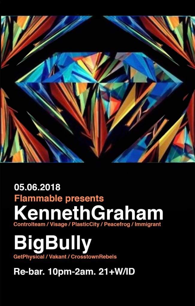 Flammable presents: Kenneth Graham & Big Bully - フライヤー表