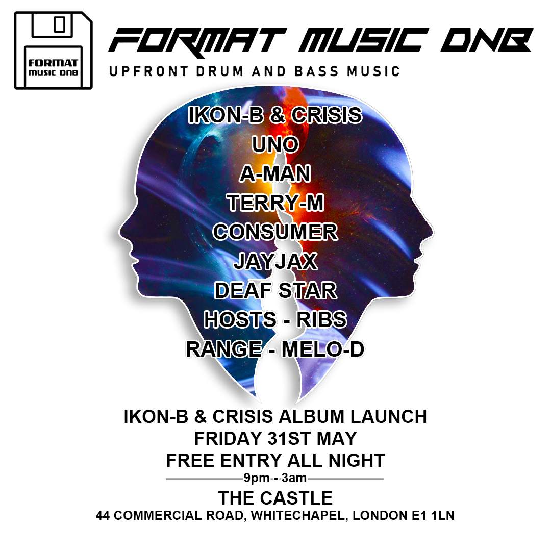 format-music-dnb-london-ikon-b-crisis-album-launch-free-entry-at-the