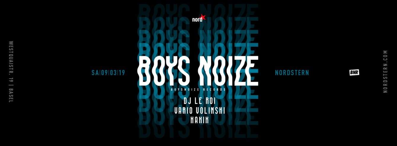 Boys Noize - フライヤー表