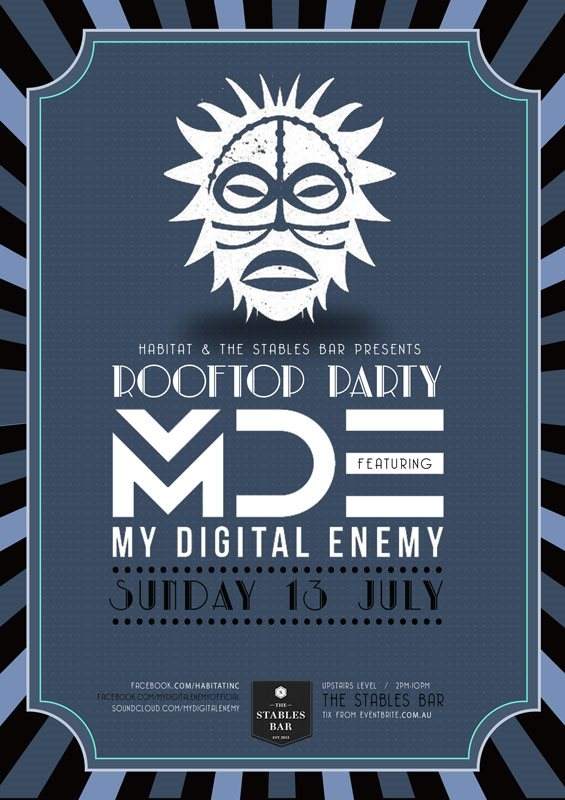 My Digital Enemy - フライヤー裏